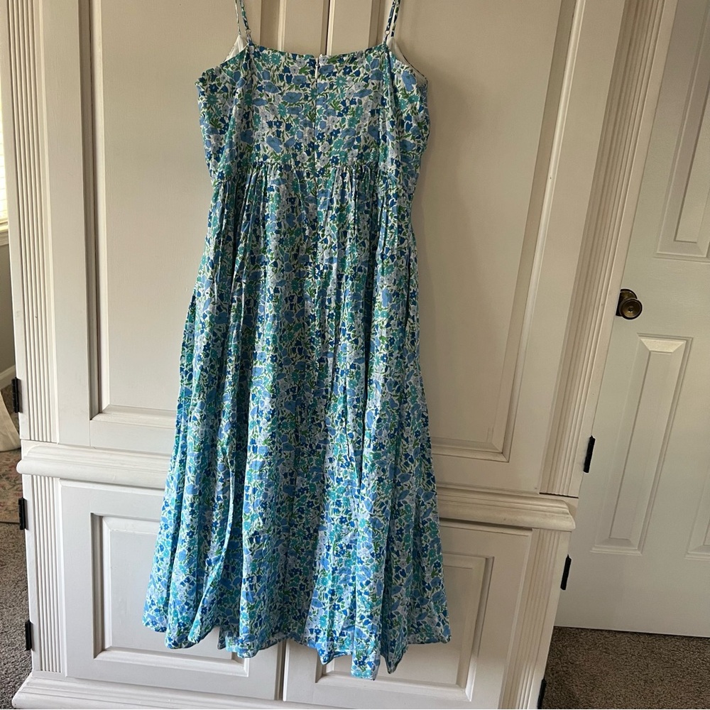 J.Crew A-line midi dress in Liberty Poppy and Daisy floral, Size 6 - Picture 14 of 14